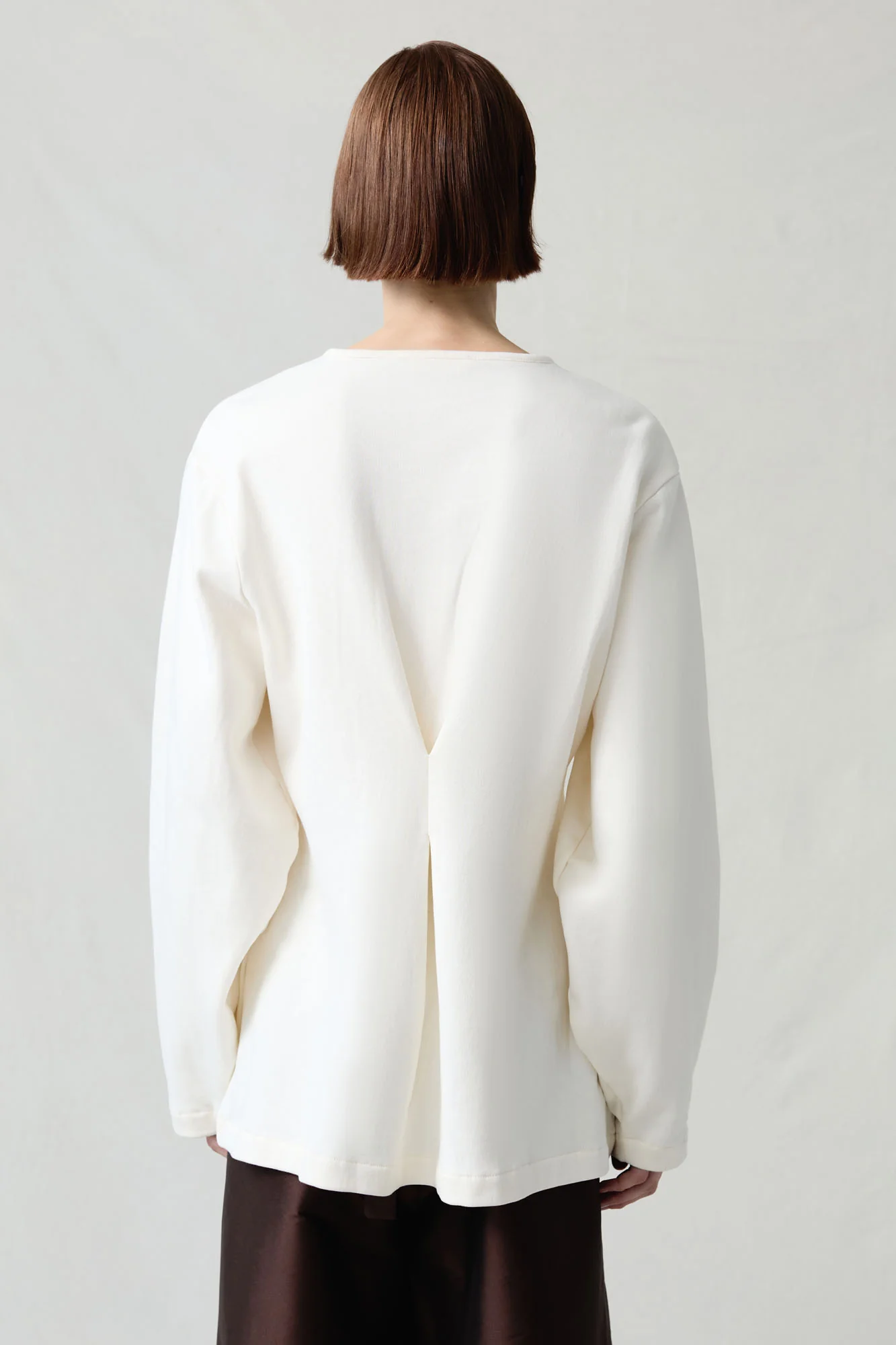 Pinch Waist Cardigan Ivory - Image 3